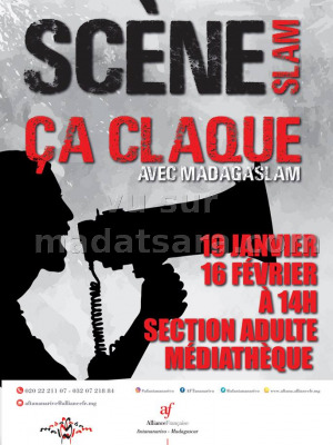 Scène Slam ça claque avec Madagaslam‍ - AFT - Alliance Française d'Antananarivo‍