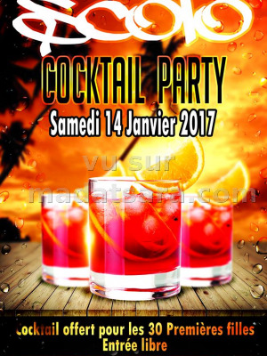 Scolo cocktail party au Scolo Club Ankirihiry‍