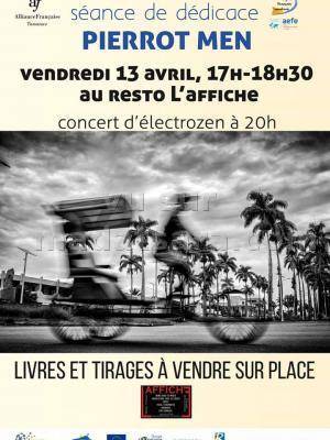 Séance de dédicace Pierrot Men AF - Alliance Française Toamasina