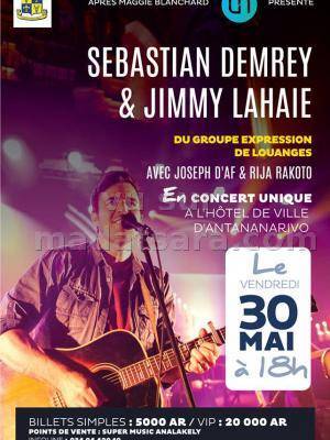 Sebastian Demrey &amp; Jimmy Lahaie avec Joseph d'Af et Rija Rakoto en concert à l'Hotel de Ville d