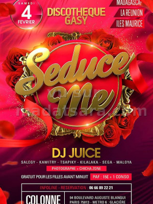 Seduce me - discothèque gasy - Colonne Paris‍