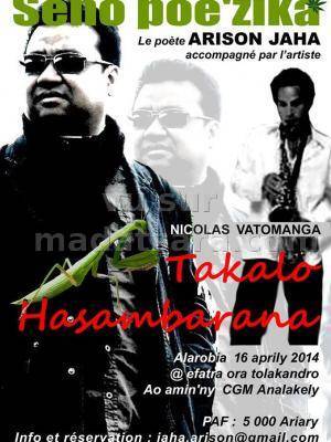 Seho poe'zika avec Arison Jaha et Nicolas Vatomanga au CGM Analakely
