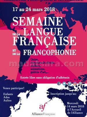 Semaine de la langue française et de la francophonie AF - Alliance Française d'Antsirabe
