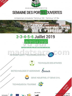 Semaine des portes ouvertes - ISPM Antsobolo‍