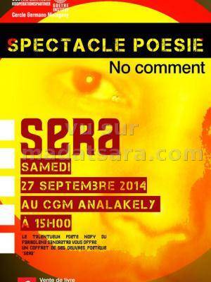 Sera Spectacle Poésie au CGM Analakely