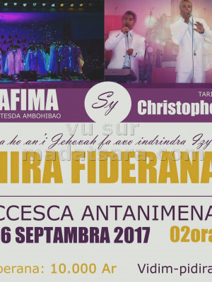 Serafima FLM Ambohibao‍ & Christophe Ratrema‍ - hira fiderana - CCESCA Antanimena‍