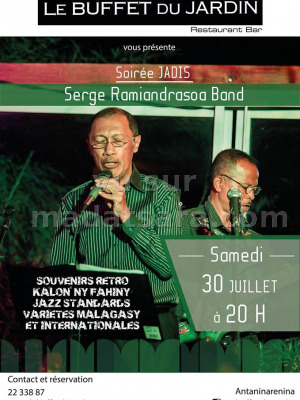 Serge Ramiandrasoa Band - Soirée Jadis - Buffet du jardin