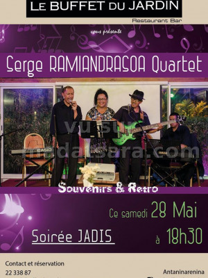 Serge Ramiandrasoa Quartet - souvenirs & Retro - Buffet du Jardin