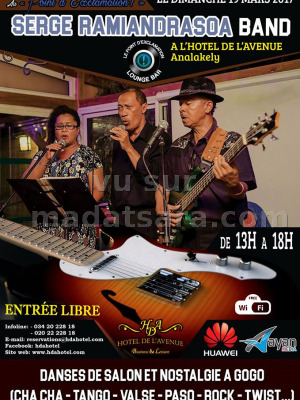 Serge Ramiandrisoa Quartet‍ danse de salon et nostalgie à gogo - Hotel de l'Avenue (HDA) Analakely‍