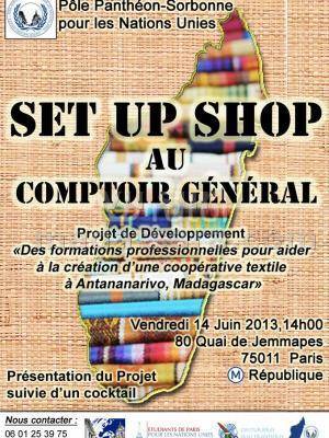 Projet de Développement &quot; Des formations professionnelles pour aider à la création d'une coo