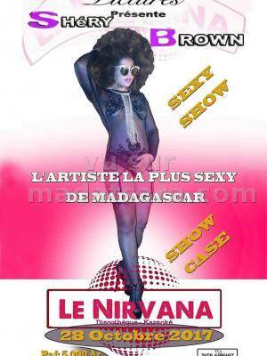 Shéry Brown en show case - Discothèque Nirvana - Ampanefena