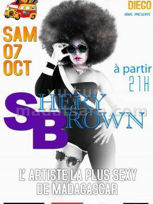 Shéry Brown en show case Taxi Be Diégo
