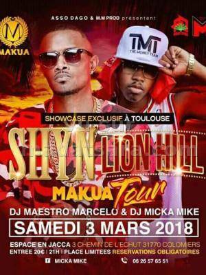 Show case exclusif de Shyn & Lion Hill Espace en Jacca Colomiers