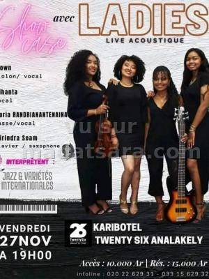Show case Live acoustique Ladies Karibotel Twenty Six 26