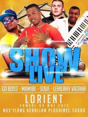 Show live avec Mamibe, Go Boss, Souf, Lehilahy Vazaha à Lorient