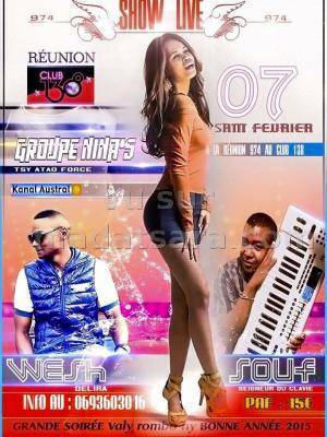 Show live groupe Nina's au Club 138 La Réunion