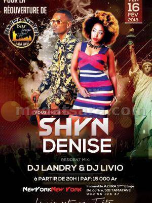 Shyn & Denise en show case pour la réouverture de New York New York Tamatave