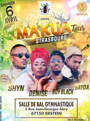 Shyn, Denise, Mr Sayda, Boy Black Salle De Bal Gymnastique Erstein makua tour