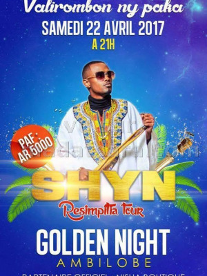 Shyn‍ en show case au Golden Night Ambilobe‍
