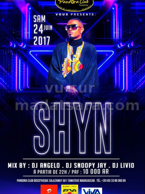 Shyn‍ en show case - Le Pandora CLUB tamatave 501‍