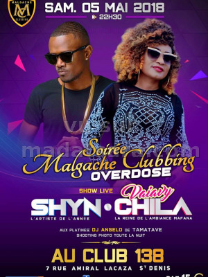 Shyn‍ & Vaiavy Chila‍ en show case Club 138 - La Réunion‍