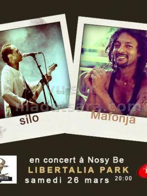 Silo et mafonja en concert à Nosy-Be au Libertalia Park