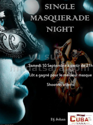 Single masquerade night - Cuba Tana Night