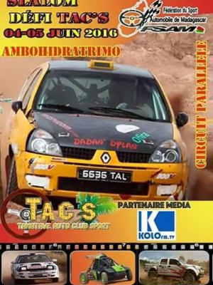 Slalom Defi Tac's Circuit Ambohidratrimo piste 2Km