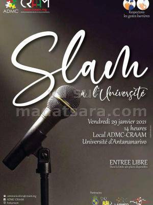 Slam à l'Université Espace Art Public (CRAAM) Ankatso