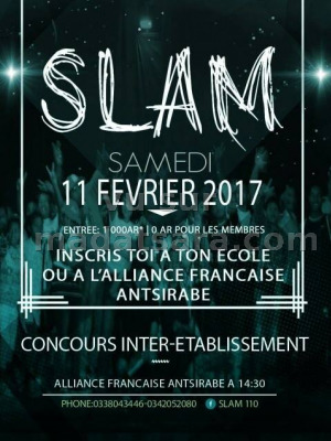Slam concours inter-établissement AF - Alliance Française d'Antsirabe‍