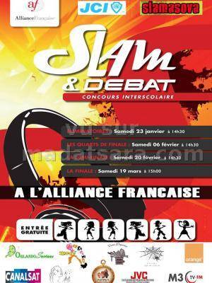 Slam & Débat - concours interscolaire - quart de finale à l'Alliance Française de Mahajanga