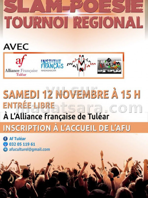Slam-poésie tournoi régional - AF - Alliance Française de Toliara‍