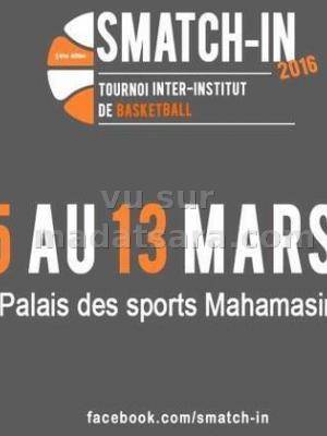 Smatch-In tournoi inter-institut de basket-ball au Palais des Sports Mahamasina