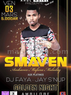 Smaven‍ en concert au Golden Night Ambilobe‍