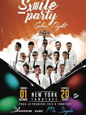 Smile party color night - New York New York Tamatave avec Mr Sayda en showcase
