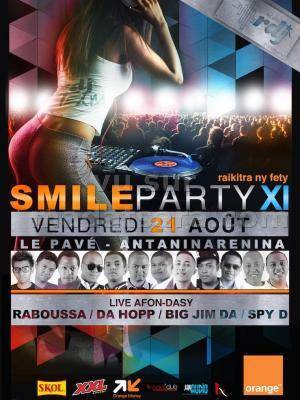 Smile party XI Live Afo-dasy avec Raboussa, Da Hopp, Big Jim Da, Spy D au Pavé Antaninarenina