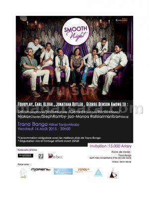 Smooth Night avec Seta, Josia, Gerard, Ranto, Njaka, StephRamby, Jao, Manoa Ralisiarimanitra au Trano bongo hotel Tanjombato