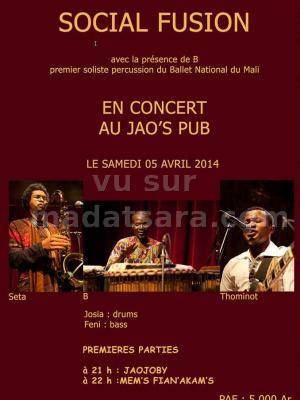 Social Fusion en concert au Jao's Pub