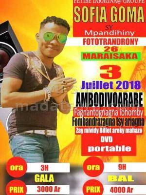 Sofia Goma en concert Ambodivoarabe