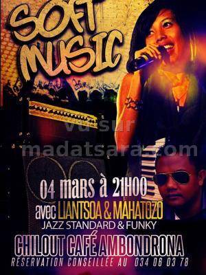 Soft Music avec Liantsoa & Mahatozo au Chillout Café Ambondrona