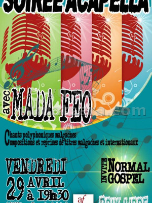Soirée Acapella avec Mada Feo à l'Alliance Française d'Antsirabe