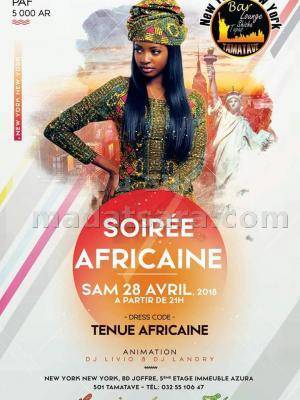 Soirée africaine New York New York Tamatave