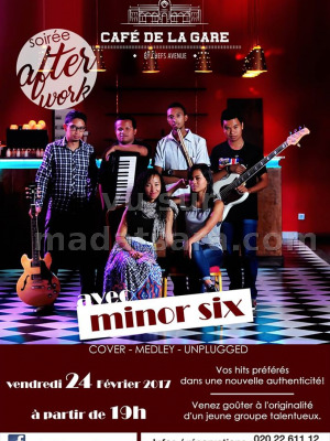 Soirée after work avec Minor Six au Café de la Gare Soarano‍