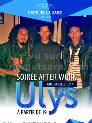 Soirée after work Ulysse Ratomosoa‍ - Café de la Gare Soarano‍