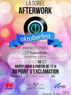 Soirée afterwork - oktoberfest - Hotel de l'Avenue (HDA)