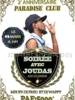 Soirée avec Joudas - Paradise Club Tamatave
