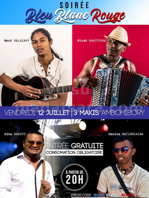 Soirée bleu blanc rouge - 3 Makis Ambohibory