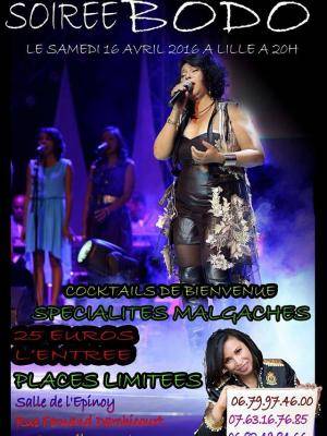 Soirée Bodo à Lille Salle de l'Epinoy Libercourt