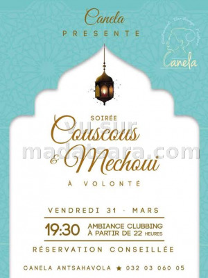 Soirée couscous & méchoui à volonté - Canela‍