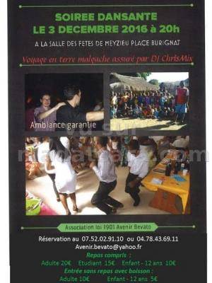 Soirée dansante - Salle des fêtes de Meyzieu Place Burginat